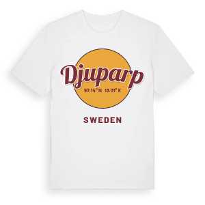 Djuparp cirkel t-shirt – ekologisk bomull t-shirt från Pinshirt