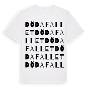 Döda fallet ordlek t-shirt – ekologisk bomull t-shirt från Pinshirt