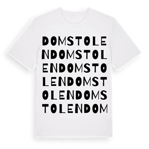 Domstolen ordlek t-shirt – ekologisk bomull t-shirt från Pinshirt