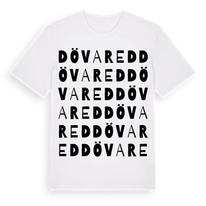 Dövared ordlek t-shirt – ekologisk bomull t-shirt från Pinshirt