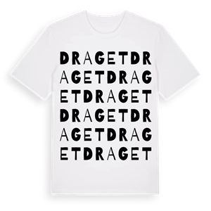 Draget ordlek t-shirt – ekologisk bomull t-shirt från Pinshirt