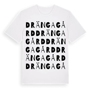 Drängagård ordlek t-shirt – ekologisk bomull t-shirt från Pinshirt