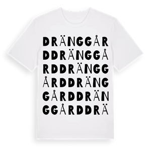 Dränggård ordlek t-shirt – ekologisk bomull t-shirt från Pinshirt