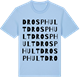 Blue Soul t-shirt med Drosphult ordlek t-shirt