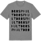 Mid Heather Gray t-shirt med Drosphult ordlek t-shirt