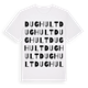 Dughult ordlek t-shirt