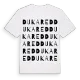 Dukared ordlek t-shirt