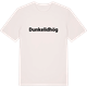 Vintage White t-shirt med Dunkelidhög fetstil t-shirt