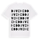 Duvehed ordlek t-shirt