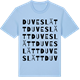 Blue Soul t-shirt med Duveslätt ordlek t-shirt
