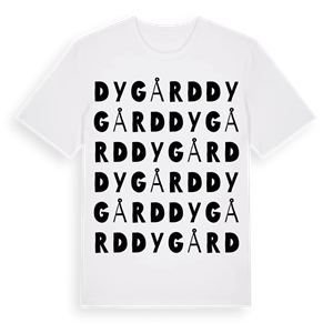 Dygård ordlek t-shirt – ekologisk bomull t-shirt från Pinshirt