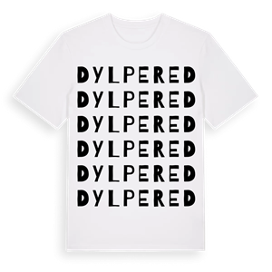 Dylpered ordlek t-shirt – ekologisk bomull t-shirt från Pinshirt