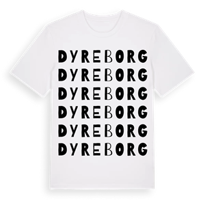 Dyreborg ordlek t-shirt – ekologisk bomull t-shirt från Pinshirt