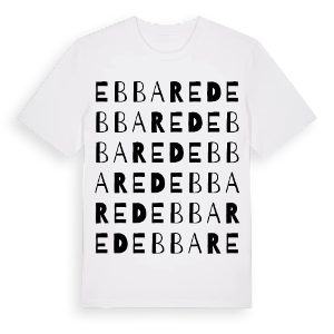 Ebbared ordlek t-shirt – ekologisk bomull t-shirt från Pinshirt