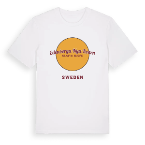 Edenberga nya kvarn cirkel t-shirt – ekologisk bomull t-shirt från Pinshirt