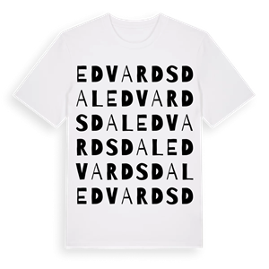 Edvardsdal ordlek t-shirt – ekologisk bomull t-shirt från Pinshirt