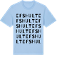 Blue Soul t-shirt med Efshult ordlek t-shirt