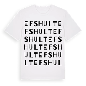 Efshult ordlek t-shirt – ekologisk bomull t-shirt från Pinshirt