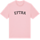 Pink Cotton t-shirt med Eftra böjd t-shirt