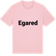 Pink Cotton t-shirt med Egared fetstil t-shirt