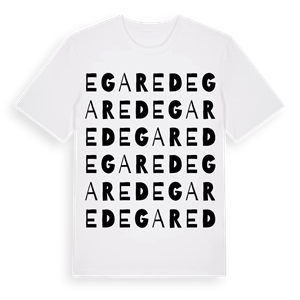 Egared ordlek t-shirt – ekologisk bomull t-shirt från Pinshirt