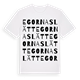 Egornaslätt ordlek t-shirt