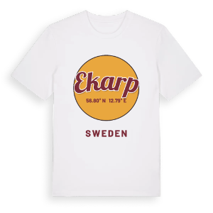Ekarp cirkel t-shirt – ekologisk bomull t-shirt från Pinshirt