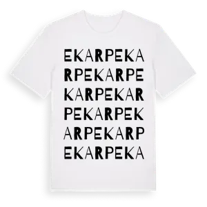Ekarp ordlek t-shirt – ekologisk bomull t-shirt från Pinshirt