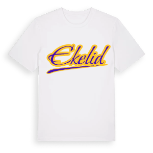 Ekelid baseball t-shirt – ekologisk bomull t-shirt från Pinshirt