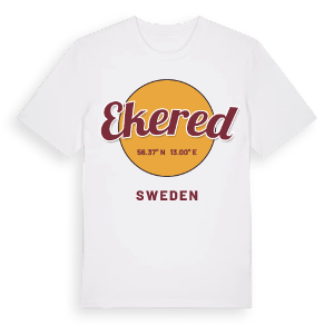 Ekered cirkel t-shirt – ekologisk bomull t-shirt från Pinshirt