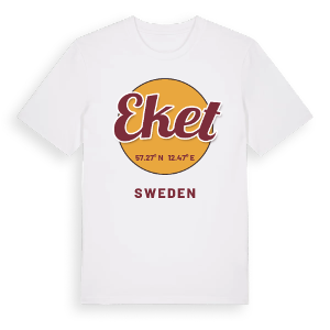 Eket cirkel t-shirt – ekologisk bomull t-shirt från Pinshirt