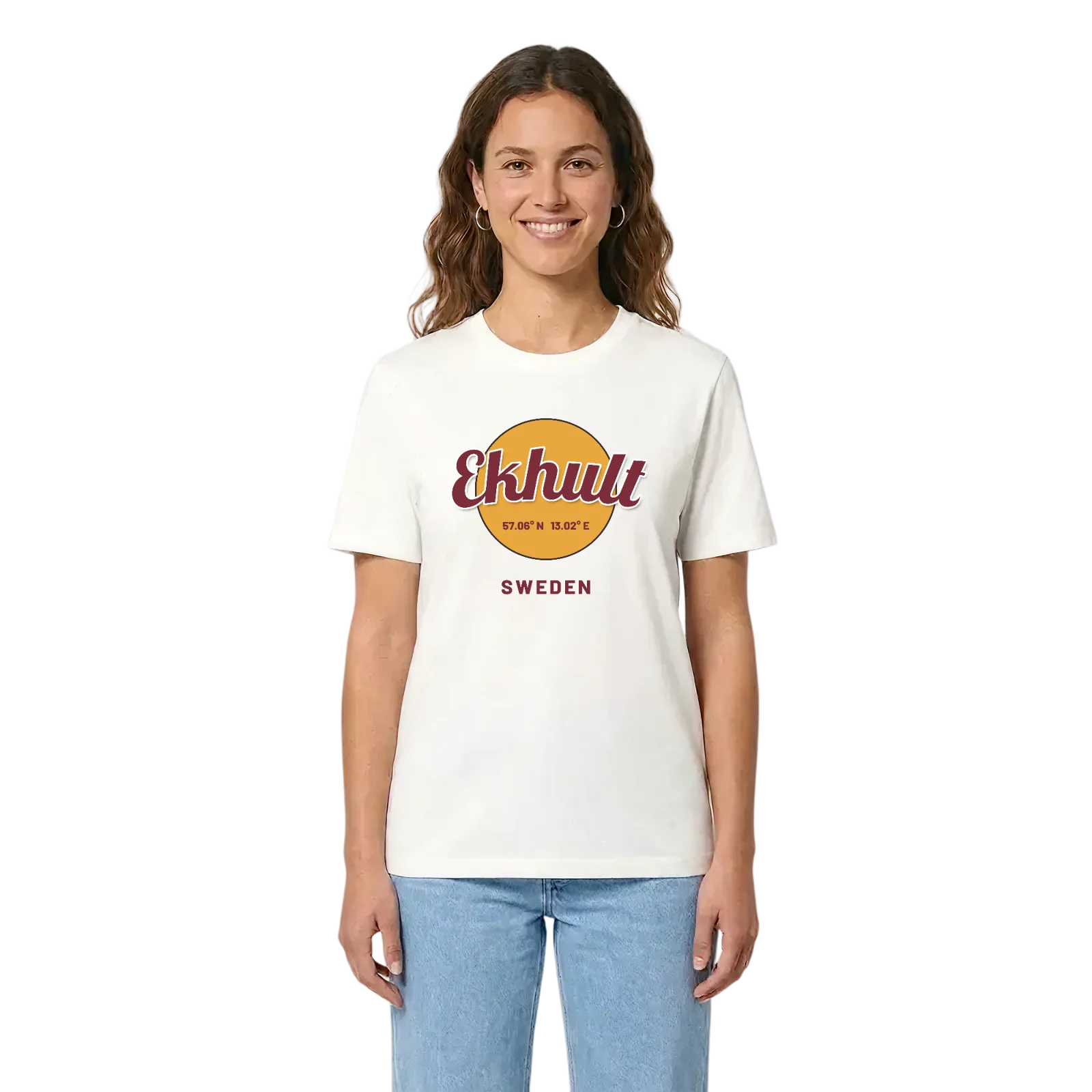 Ekhult cirkel t-shirt – White, i miljö
