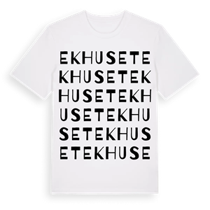 Ekhuset ordlek t-shirt – ekologisk bomull t-shirt från Pinshirt