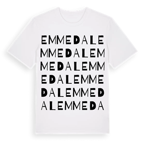 Emmedal ordlek t-shirt – ekologisk bomull t-shirt från Pinshirt