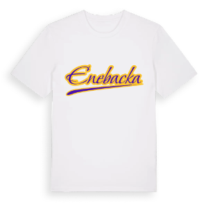 Enebacka baseball t-shirt – ekologisk bomull t-shirt från Pinshirt
