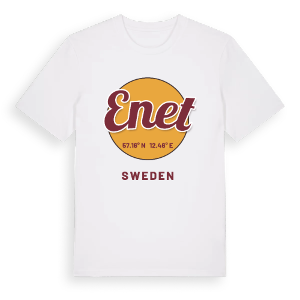 Enet cirkel t-shirt – ekologisk bomull t-shirt från Pinshirt