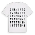 Enskiftet ordlek t-shirt