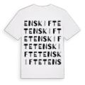 Enskiftet ordlek t-shirt