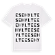 White t-shirt med Esehylte ordlek t-shirt