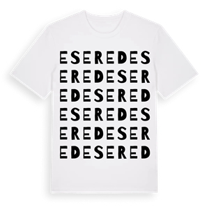 Esered ordlek t-shirt – ekologisk bomull t-shirt från Pinshirt