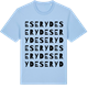 Blue Soul t-shirt med Eseryd ordlek t-shirt