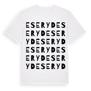 Eseryd ordlek t-shirt – ekologisk bomull t-shirt från Pinshirt