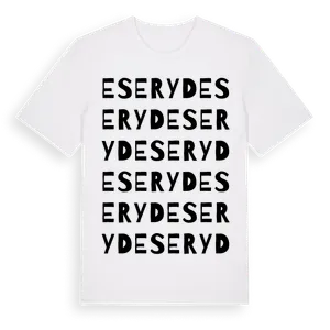 Eseryd ordlek t-shirt – ekologisk bomull t-shirt från Pinshirt