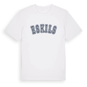 Eskils college t-shirt – ekologisk bomull t-shirt från Pinshirt