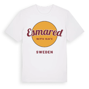 Esmared cirkel t-shirt – ekologisk bomull t-shirt från Pinshirt