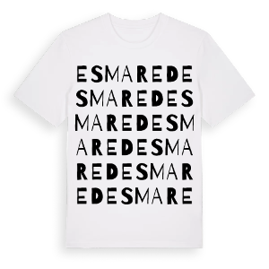 Esmared ordlek t-shirt – ekologisk bomull t-shirt från Pinshirt