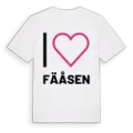 Jag älskar Fäåsen t-shirt stort tryck