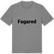 Mid Heather Gray t-shirt med Fagared fetstil t-shirt
