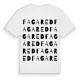 Fagared ordlek t-shirt