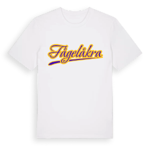 Fågelåkra baseball t-shirt – ekologisk bomull t-shirt från Pinshirt